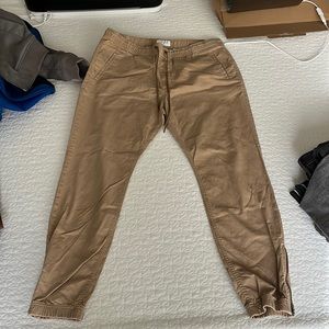 Express Skinny Fit Khaki Joggers